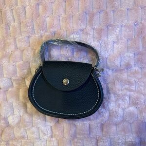 Urban Outfitters Black Pebbled Mini Bag
